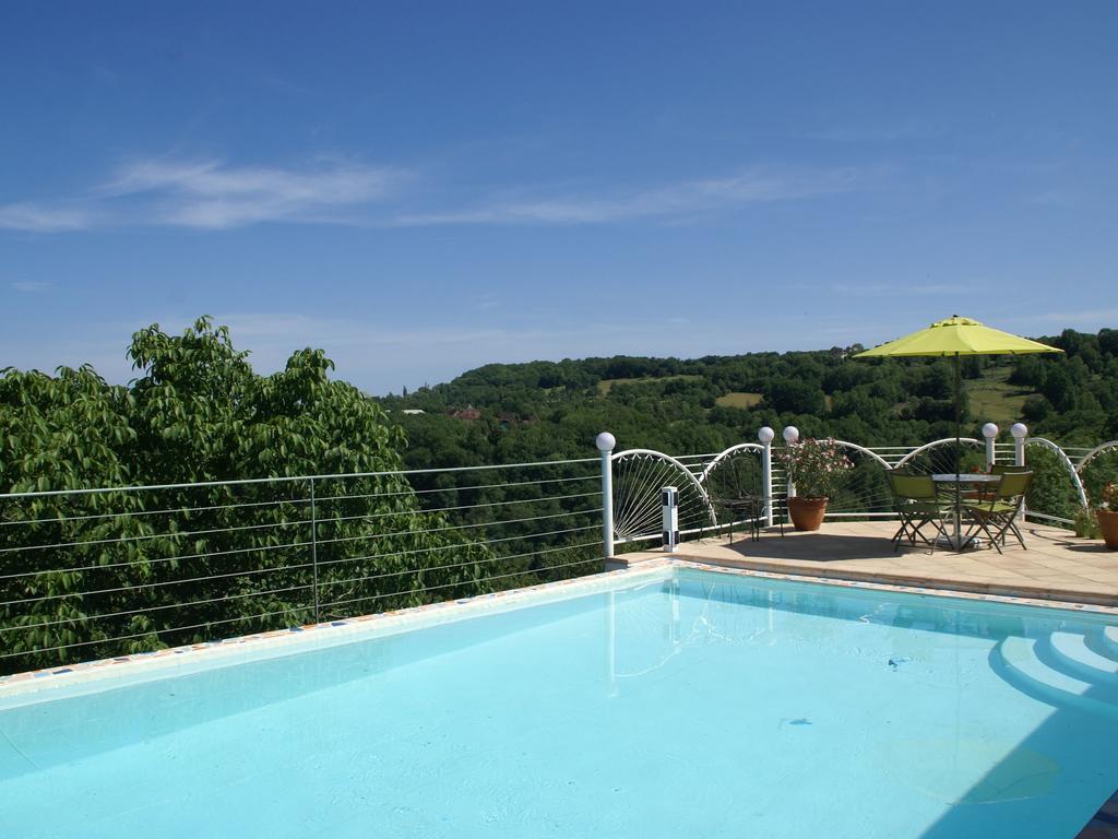 Modern Holiday Home With Private Pool Loubressac Szoba fotó